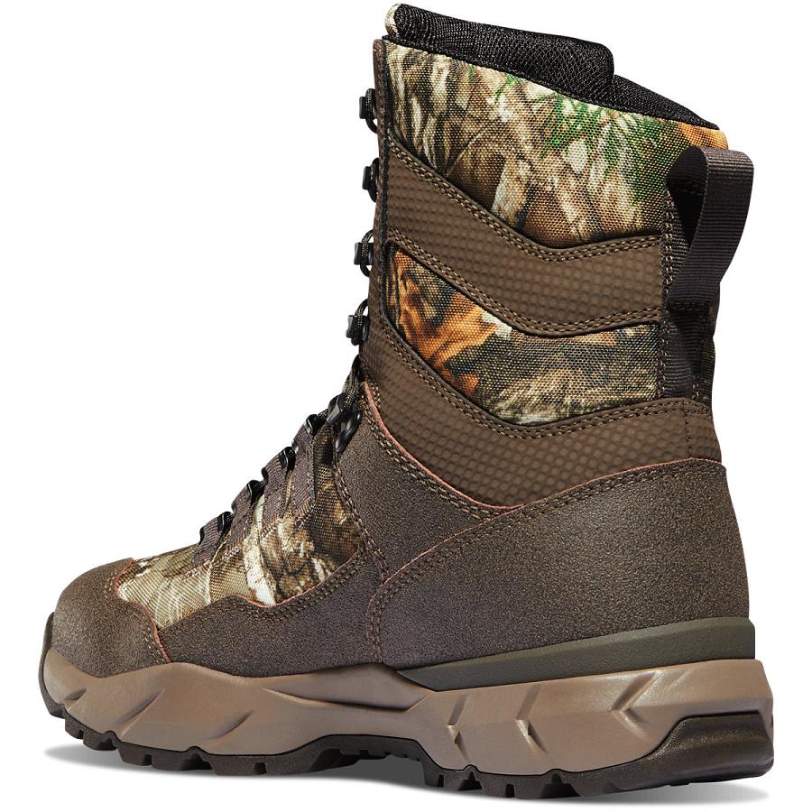 Men's Danner Vital Edge Insulated 800G Hunting Boots Brown | CA4727AP