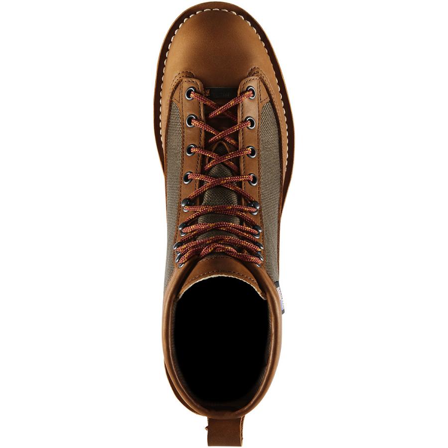 Men's Danner Westslope Work Boots Brown | CA4892TV