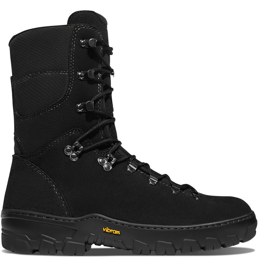 Men\'s Danner Wildland Tactical Firefighter Tactical Boots Black | CA4656SO