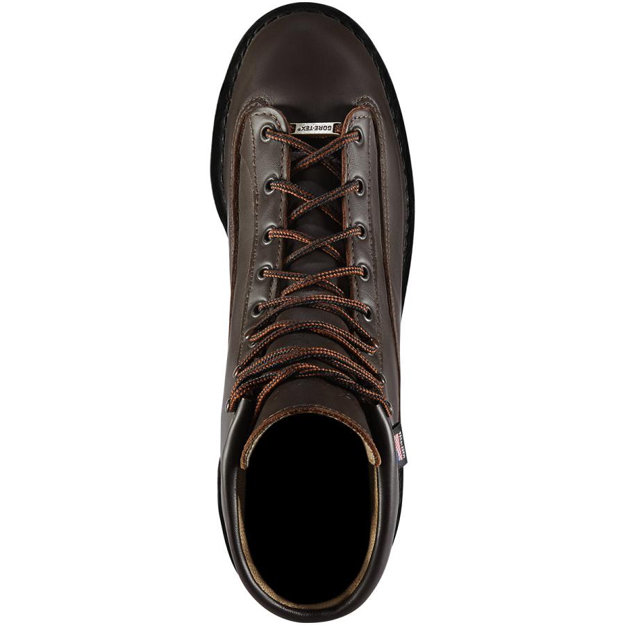 Women's Danner Explorer All-Leather Hiking Boots Coffee | CA4452IS