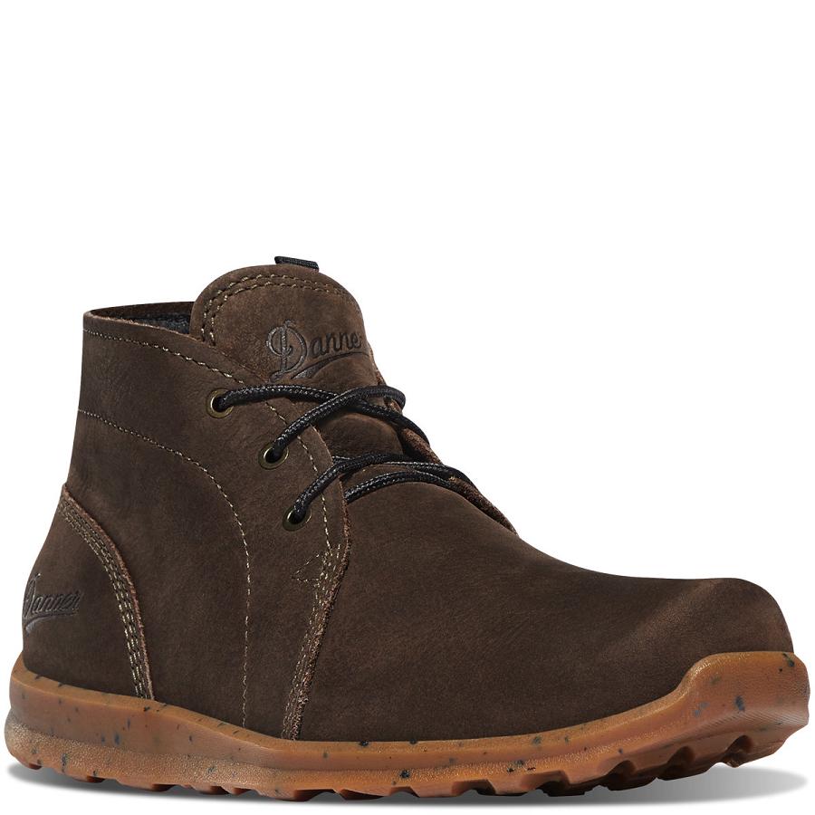 Women's Danner Forest Chukka Boots Coffee | CA4488VD