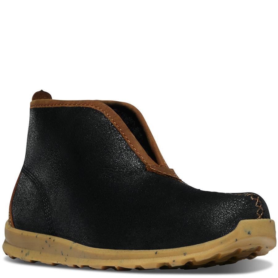 Women's Danner Forest Moc Boots Black | CA4486NB