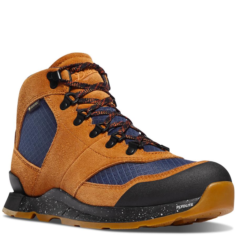 Women's Danner Free Spirit Hiking Boots Brown / Navy | CA4455TV