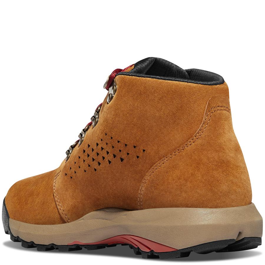 Women's Danner Inquire Chukka Boots Brown / Red | CA4466SO