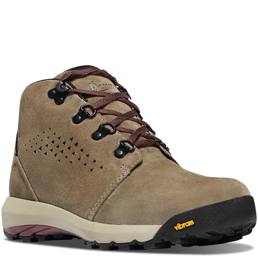 Women's Danner Inquire Chukka Boots Grey / Purple | CA4467AP