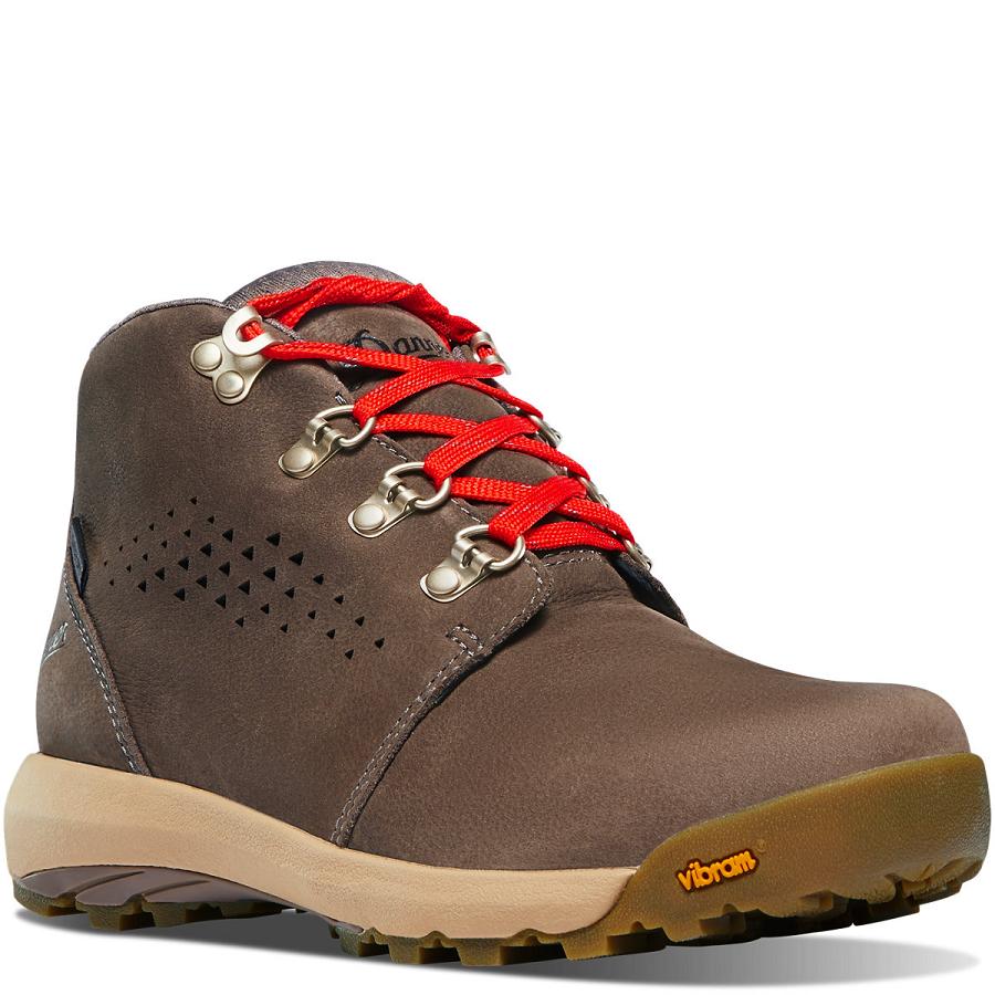 Women's Danner Inquire Chukka Hiking Boots Chocolate | CA4417HK