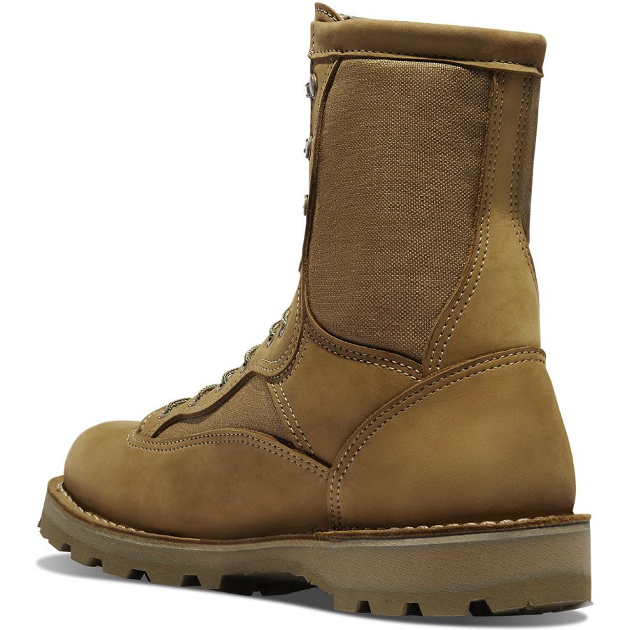 Women's Danner Marine Expeditionary Boot Gore-Tex Military Boots Brown | CA4365HK