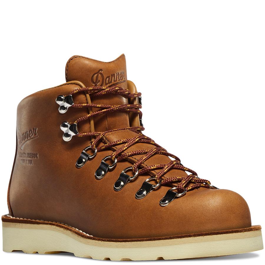 Women's Danner Mountain Light Kenton Boots Brown | CA4472DN