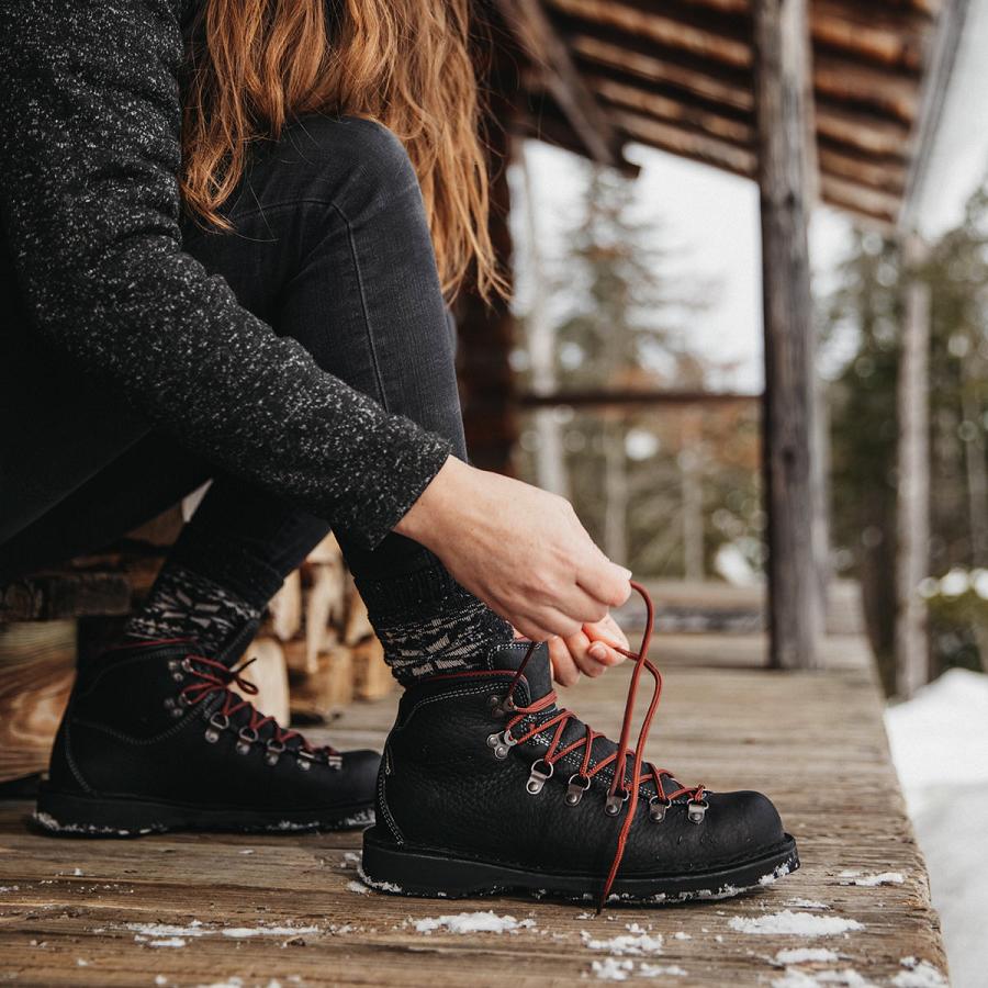 Women's Danner Mountain Pass 200G Hiking Boots Brown | CA4443HK