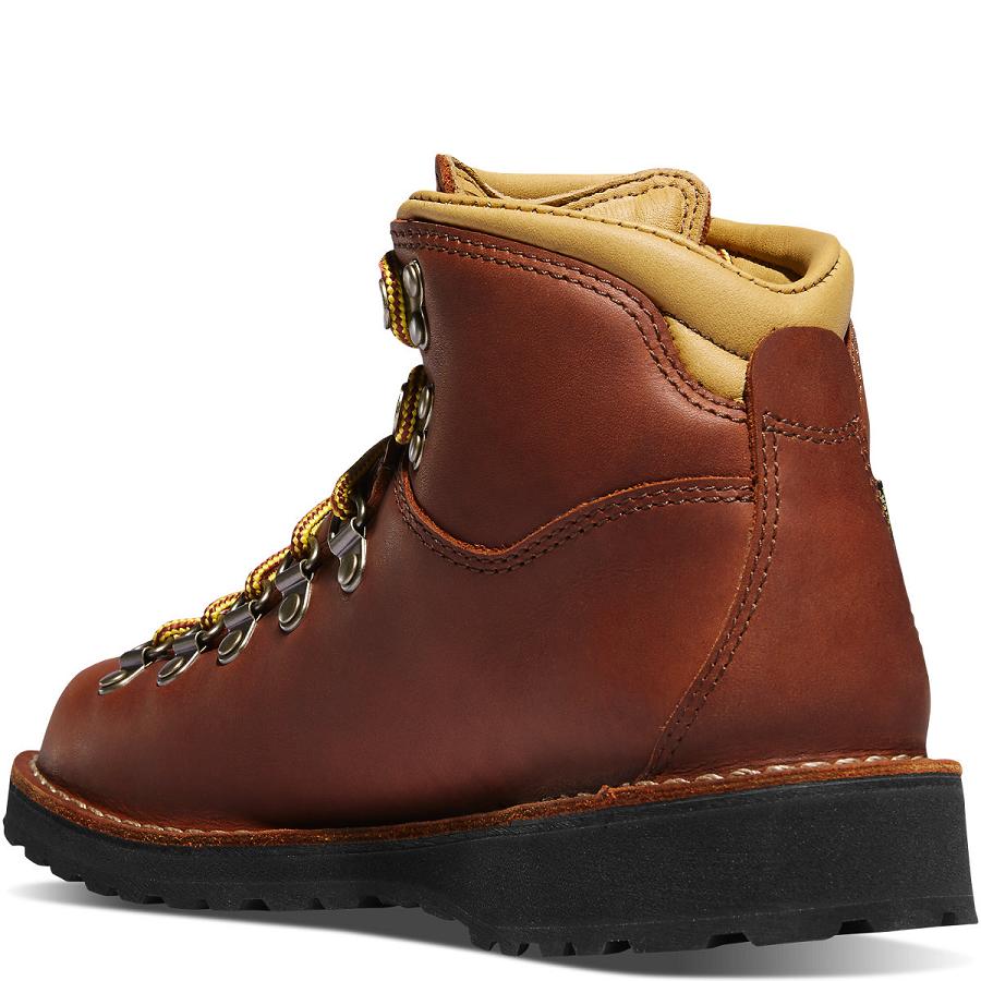 Women's Danner Mountain Pass Boots Coffee | CA4511QZ