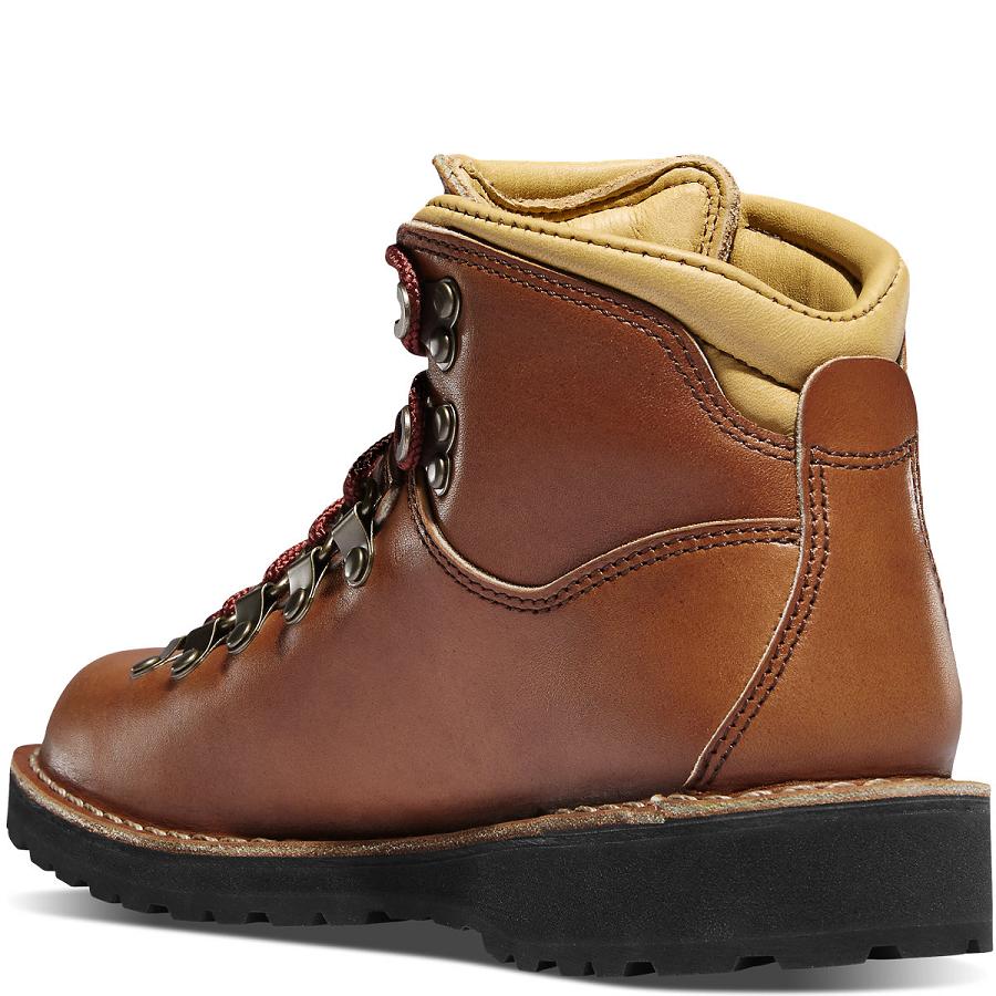 Women's Danner Mountain Pass Hiking Boots Brown | CA4445GL