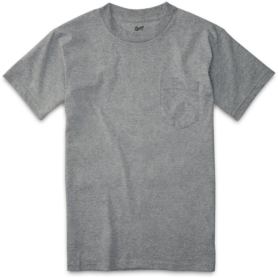 Women's Danner Pocket T-Shirt 1970's Logo Clothing Grey | CA4601GL