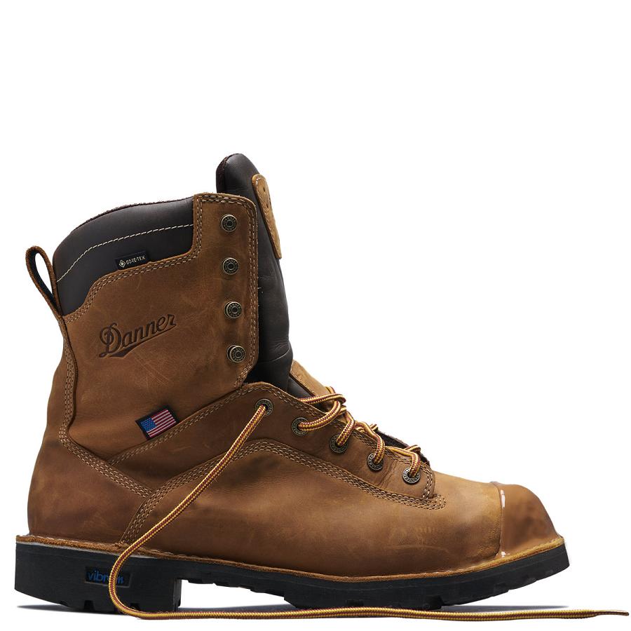 Women's Danner TUFF TOE Boot Care Brown | CA4632OR