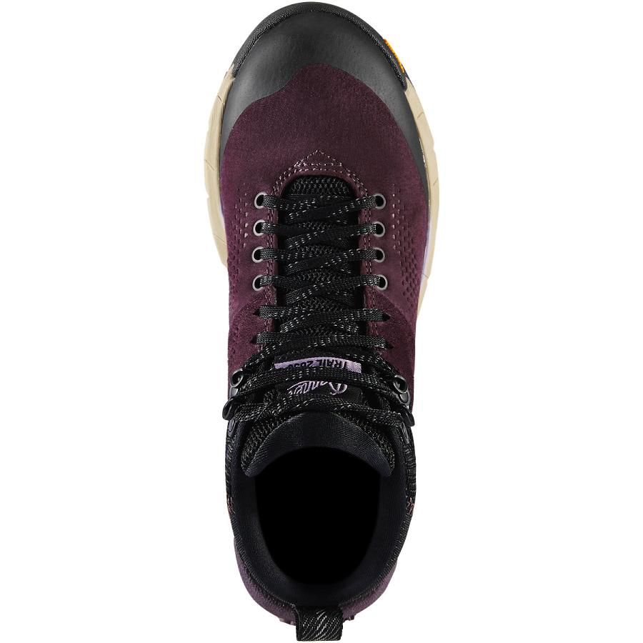 Women's Danner Trail 2650 GTX Mid Boots Black / Purple | CA4484QZ